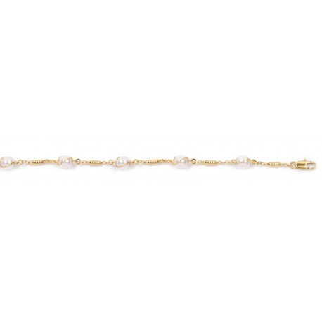 Bracelet | Perles blanches